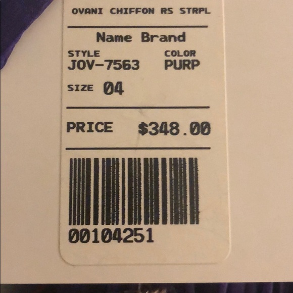 Jovani strapless dress - Picture 8 of 8